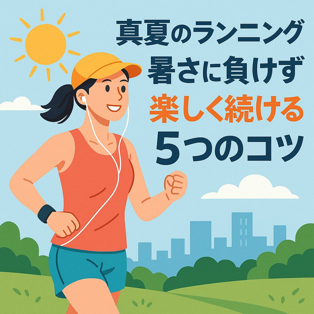 真夏のランニング暑さに負けず楽しく続ける5つのコツ画像