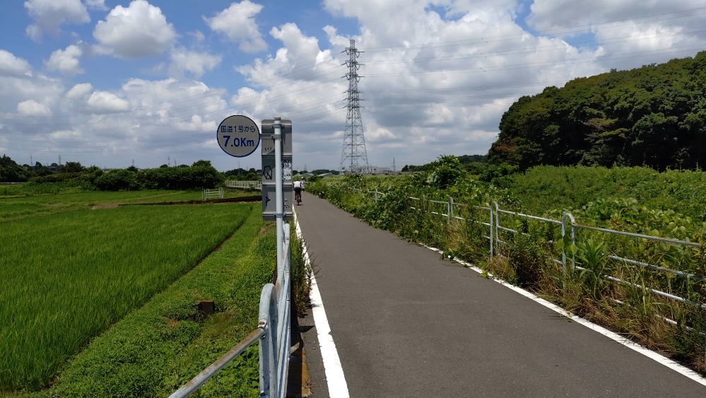 国道1号から7ｋｍ