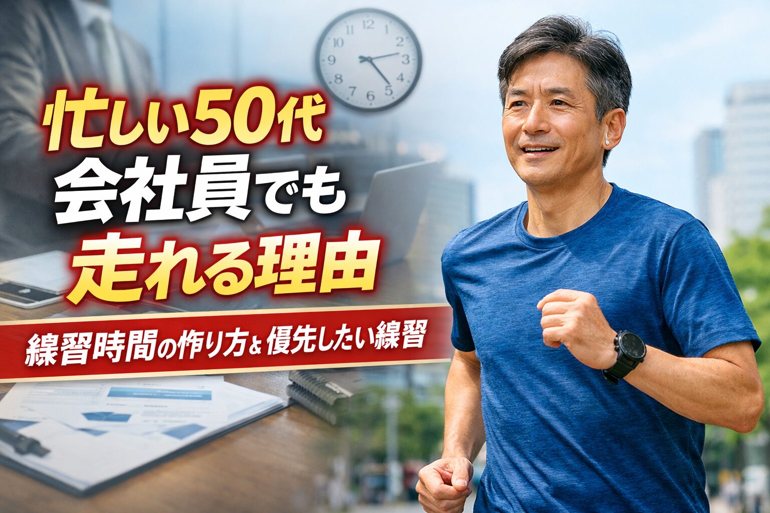忙しい50代会社員でも走れる理由