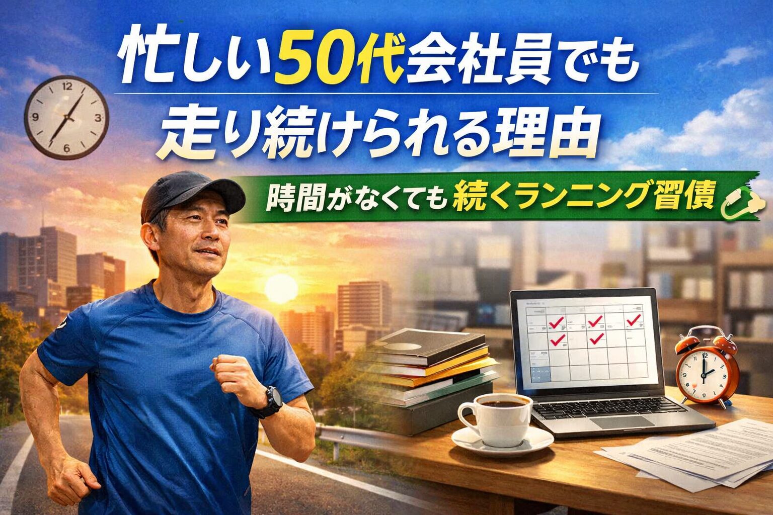忙しい50代会社員でも走り続けられる理由