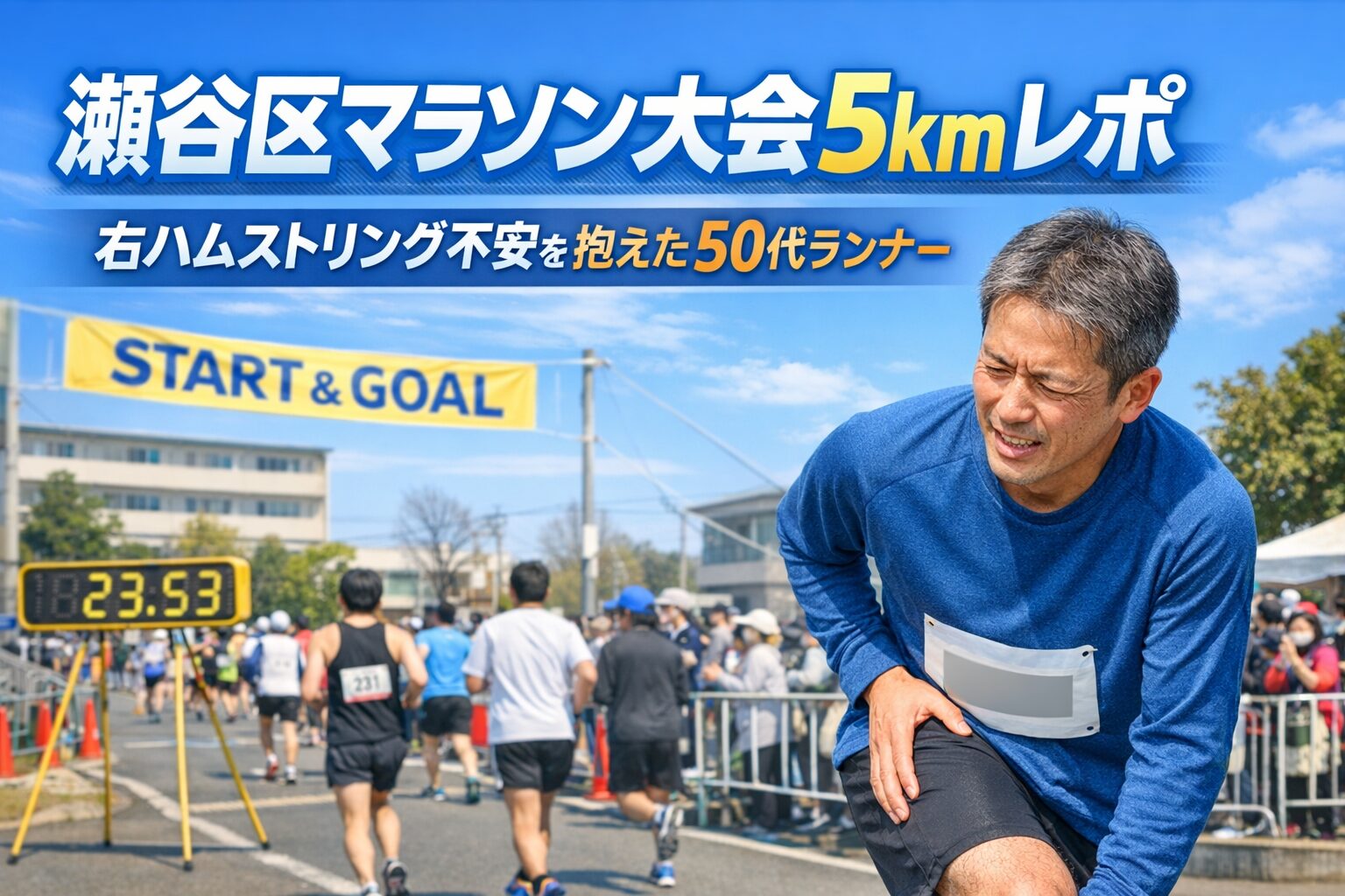 瀬谷区マラソン大会５㎞レポ